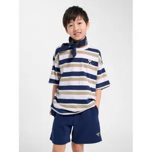 T-shirt de criança Hummel Silly Boxy Stripe image-1