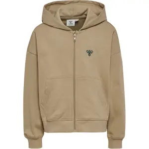 Hooded sweatshirt with zipper Hummel Jump Boxy image-0