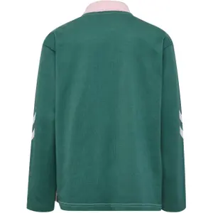 Langærmet poloshirt til baby Hummel Robin image-1