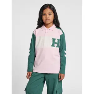 Langærmet poloshirt til baby Hummel Robin image-5
