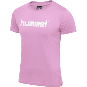 Camiseta de mujer logo de algodón Hummel GO image-0