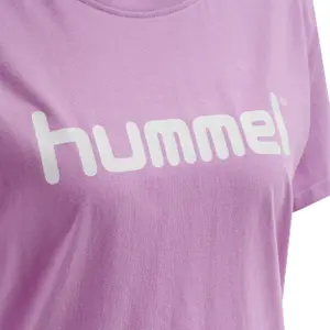 Camiseta de mujer logo de algodón Hummel GO image-3