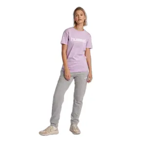 Camiseta de mujer logo de algodón Hummel GO image-0
