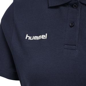 Camisa pólo de algodão feminino Hummel Go image-2