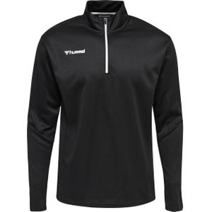 204928-2114-sweatshirt-enfant-hummel-demi-zip-hmlauthentic-noir-blanc