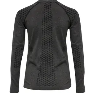 Camiseta de manga larga sin costuras para mujer Hummel CI image-1