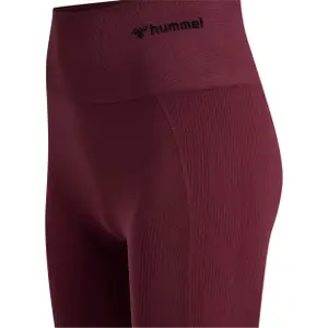 Leggings sin costuras de cintura alta para mujer Hummel Tif image-3