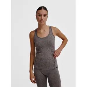 Camiseta de tirantes sin costuras para mujer Hummel CI image-1