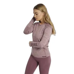 Camiseta de manga larga para mujer sin costuras Hummel CI image-2