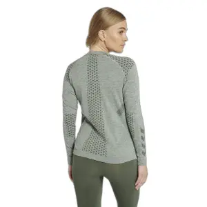 Camiseta de manga larga para mujer sin costuras Hummel CI image-6