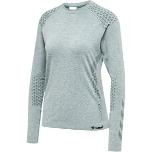 Långärmad sömlös T-shirt för kvinnor Hummel CI image-0