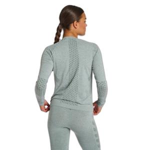 Långärmad sömlös T-shirt för kvinnor Hummel CI image-4