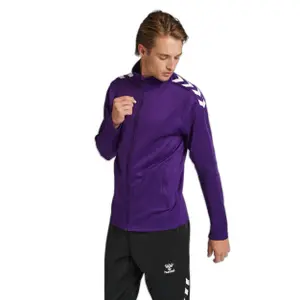 Casaco de fato de treino para desporto com fecho éclair Hummel Core XK Poly image-3