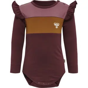 Baby girl long sleeve bodysuit Hummel Sunset image-1