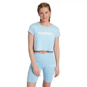 Crop T-shirt til kvinder Hummel Legacy image-2