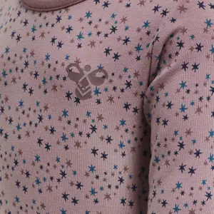 Baby girl long sleeve bodysuit Hummel Star image-2