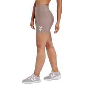 Damskie bawełniane szorty mid-rise Hummel TE Maja image-3