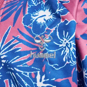 Floral zip-up jacket for girls Hummel image-3