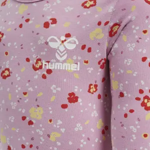 Long-sleeved baby girl bodysuit Hummel Mira image-3