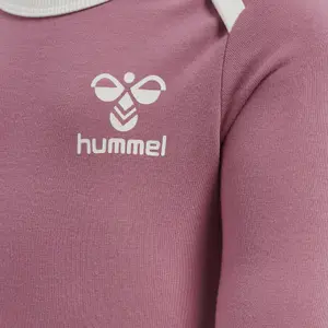 Long-sleeved baby girl bodysuit Hummel Maule image-3