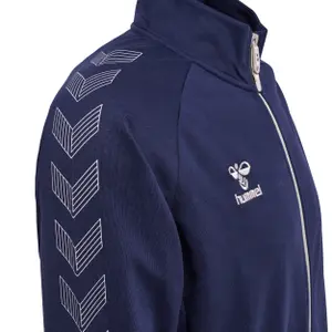 Chaqueta de chándal de algodón con cremallera Hummel Move Grid image-2