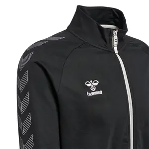 Giacca della tuta da bambino in cotone con zip Hummel Move Grid image-3