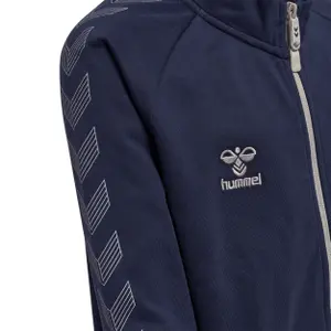 Giacca della tuta da bambino in cotone con zip Hummel Move Grid image-2