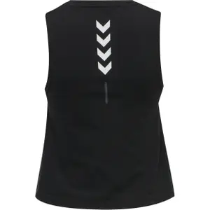 Crop tank tops i bomuld til kvinder Hummel TE Cali (x2) image-1