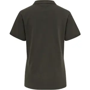 Camisa pólo feminina Hummel Red Classic image-1