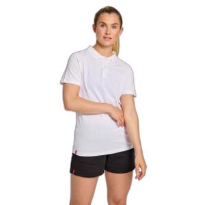 Camisa pólo feminina Hummel Red Classic image-1