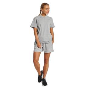 Camisa pólo extensível para mulheres Hummel Red image-1