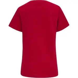 Women's T-shirt Hummel Red Heavy image-1