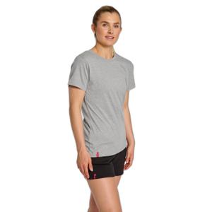 Women's T-shirt Hummel Red Heavy image-3