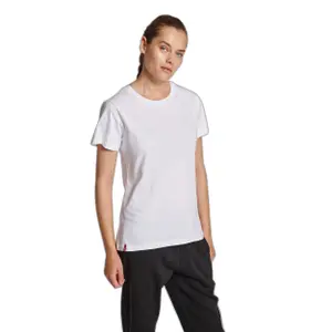 Camiseta de mujer Hummel Red Heavy image-1