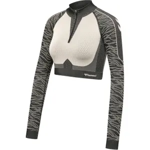 Trainingsjacke crop nahtlos Damen Hummel MT Mila image-0