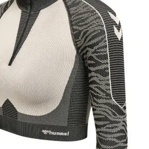 Trainingsjacke crop nahtlos Damen Hummel MT Mila image-5