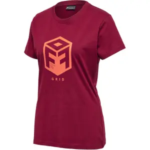 Camiseta de algodón para mujer Hummel OFF - Grid image-0
