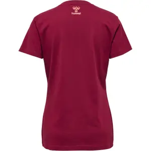 Camiseta de algodón para mujer Hummel OFF - Grid image-1