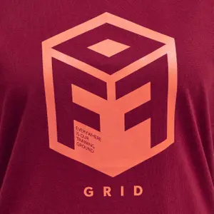 Camiseta de algodón para mujer Hummel OFF - Grid image-2