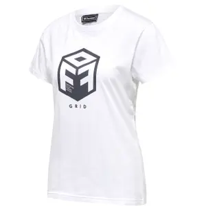 Camiseta de algodón para mujer Hummel OFF - Grid image-0