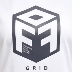 Camiseta de algodón para mujer Hummel OFF - Grid image-2