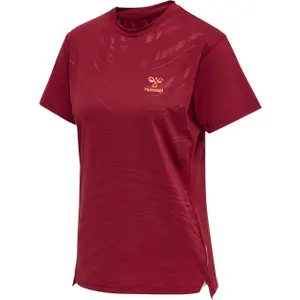 Camiseta de poliéster para mujer Hummel ON - Grid image-0