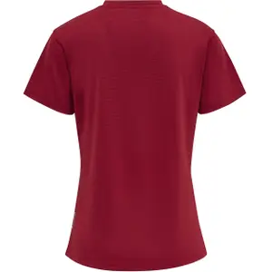 Camiseta de poliéster para mujer Hummel ON - Grid image-1