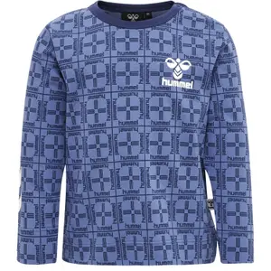 Camisola de manga longa para bebé menino Hummel Check image-0