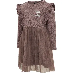 Long-sleeved baby girl dress Hummel Fia image-1