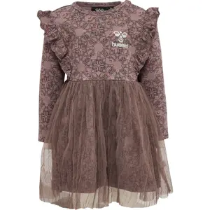 Long-sleeved baby girl dress Hummel Fia image-0