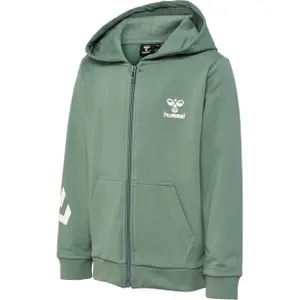 Hooded sweatshirt zip child Hummel trece image-0