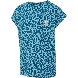 Flowered girls' t-shirt Hummel AOP image-1