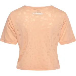 Dames crop top Hummel MT Iris Burnout image-1