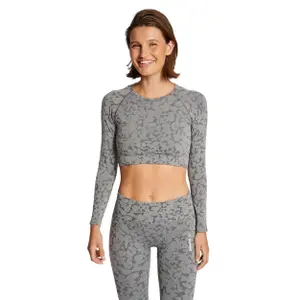 Maillot crop sans couture femme Hummel Mt Pi image-3